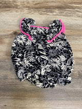 Cat & Jack Floral Romper Black sz 3-6m