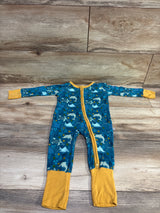 Emerson & Friends Ocean Friends Bamboo Convertible Sleeper Blue sz 6-12m
