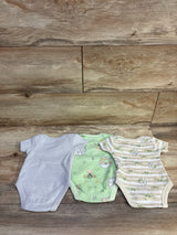 Star Wars 3pk Waffle Knit Bodysuits Grey sz 0-3m