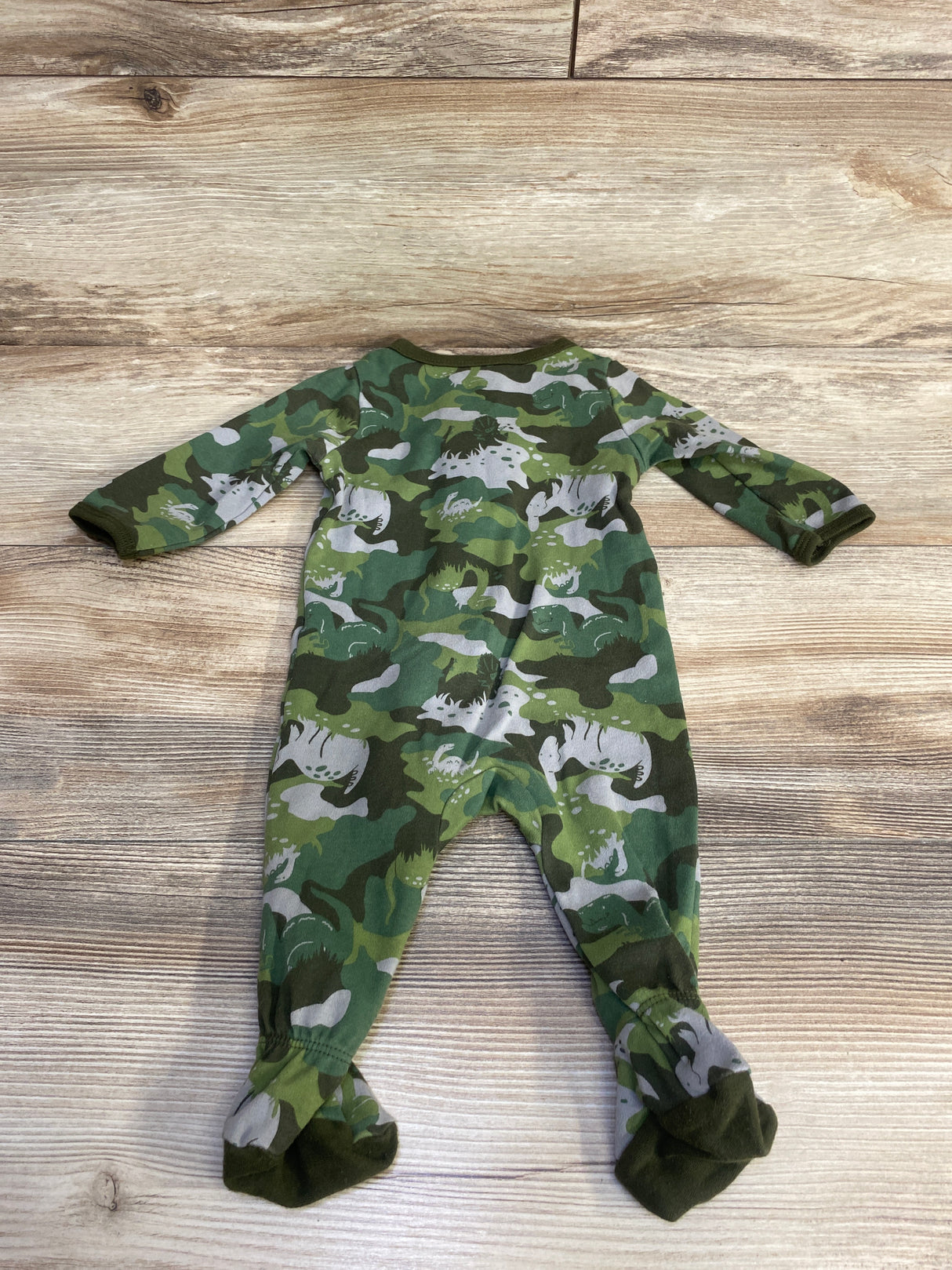 Cat & Jack Camo Sleeper Green sz 3-6m