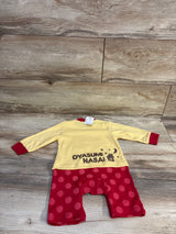 NEW A No Man Owl Coverall Yellow sz 6-9m