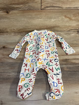 Old Navy Alphabet Sleeper White sz 6-9m - Me n Mommy To Be
