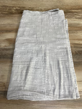 Cloud Island Muslin Swaddle Blanket Grey Circles