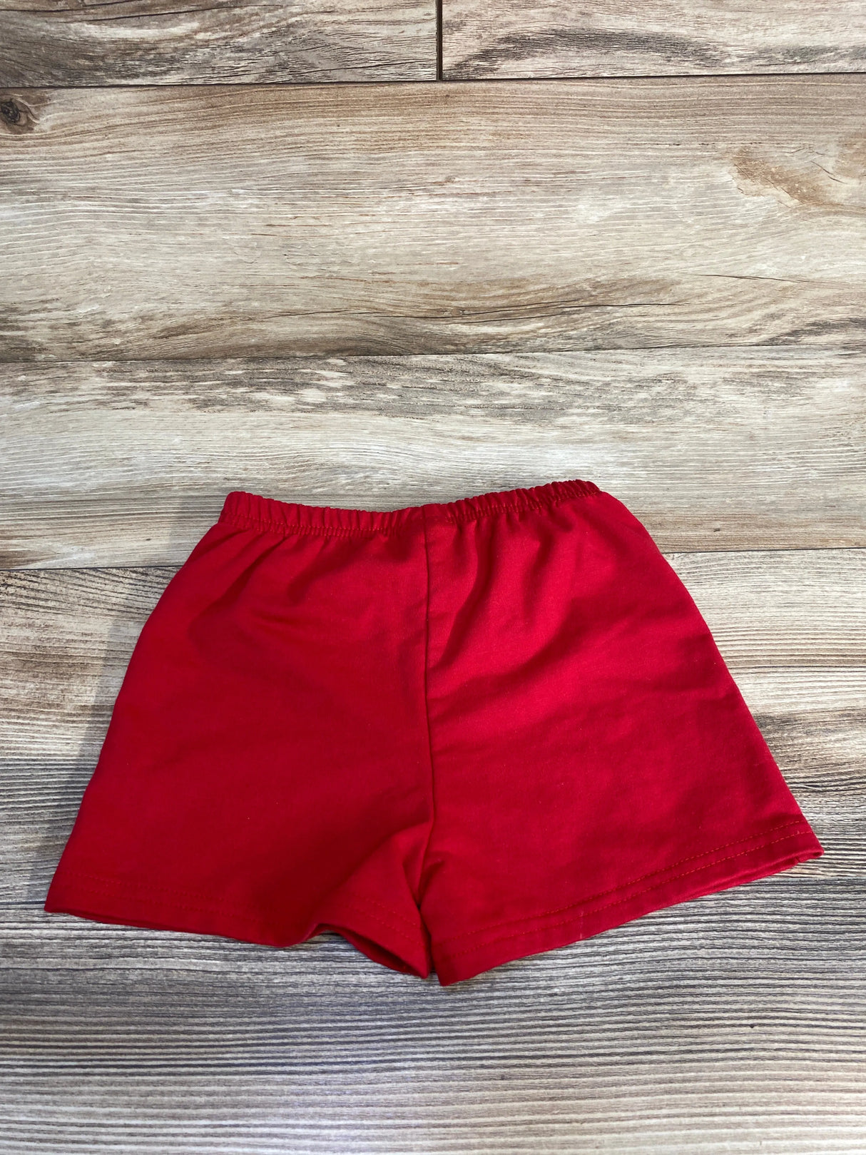 Shein Daddy's Boy Pull On Shorts Red sz 2-3T