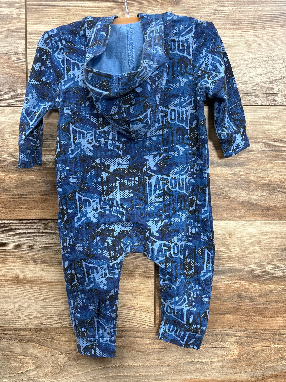 Tapout Logo Hooded Coverall Blue sz 3-6m
