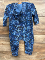 Tapout Logo Hooded Coverall Blue sz 3-6m