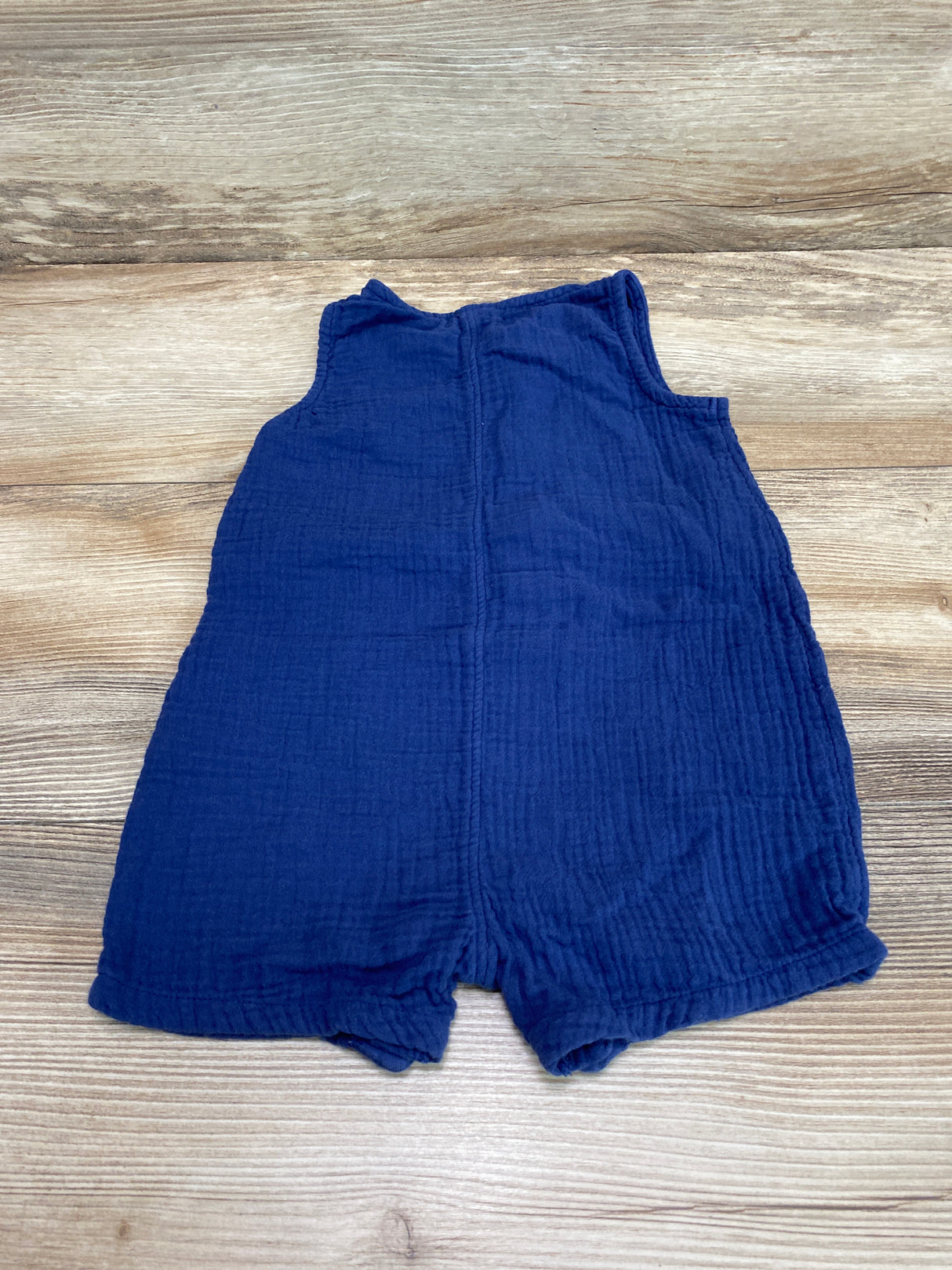 Just One You Muslin Tank Shortie Romper Navy sz 9m