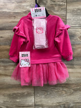 NEW Hello Kitty 3pc Tutu Dress Set Pink sz 12m