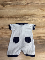 Koala Baby Boutique Polo Shortie Romper Light Blue sz 0-3m