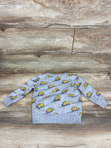 Jumping Beans Softest Fleece Pullover Sweatshirt Grey sz 2T