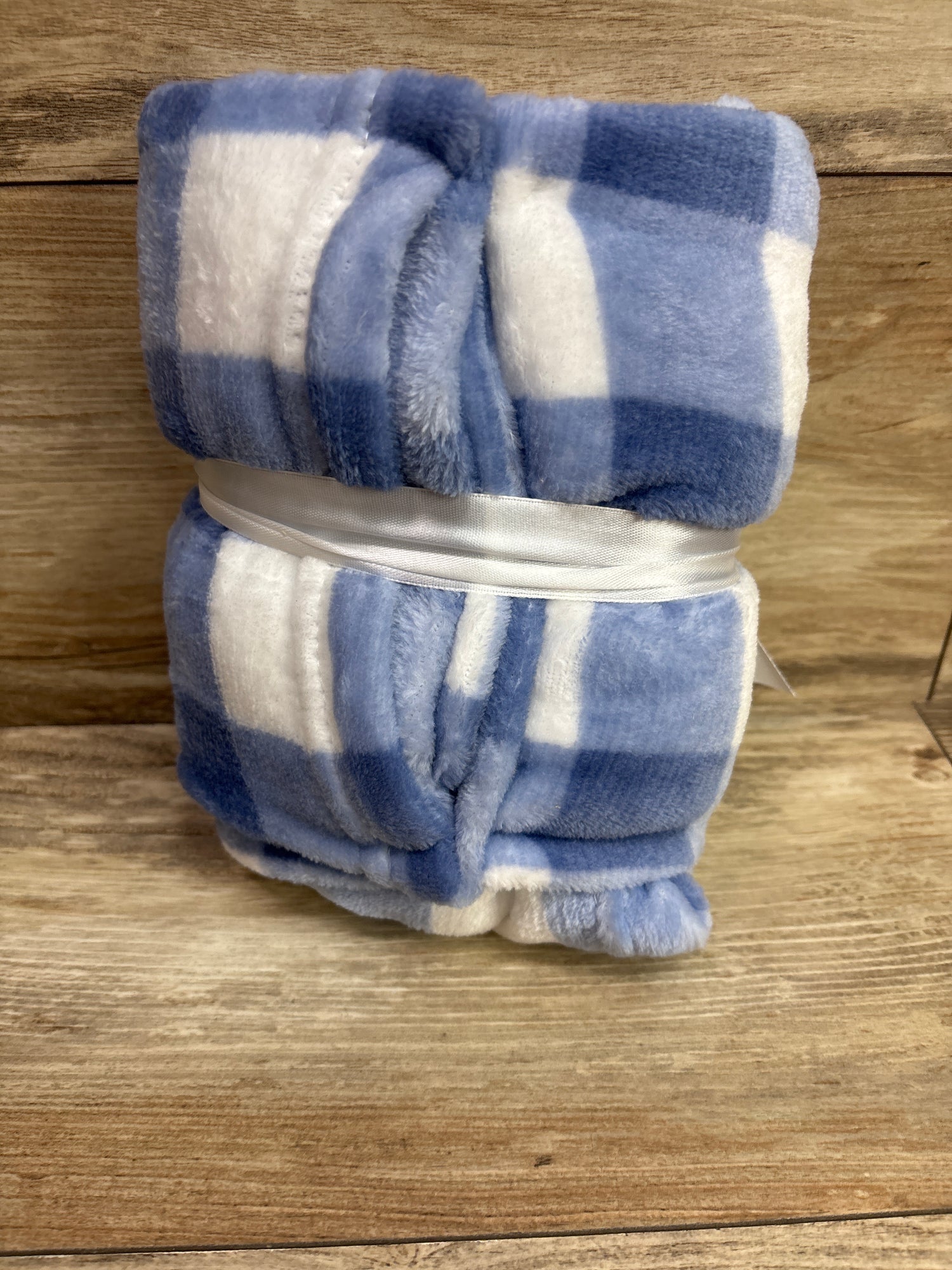 NEW Parent's Choice Plush Baby Blanket Blue