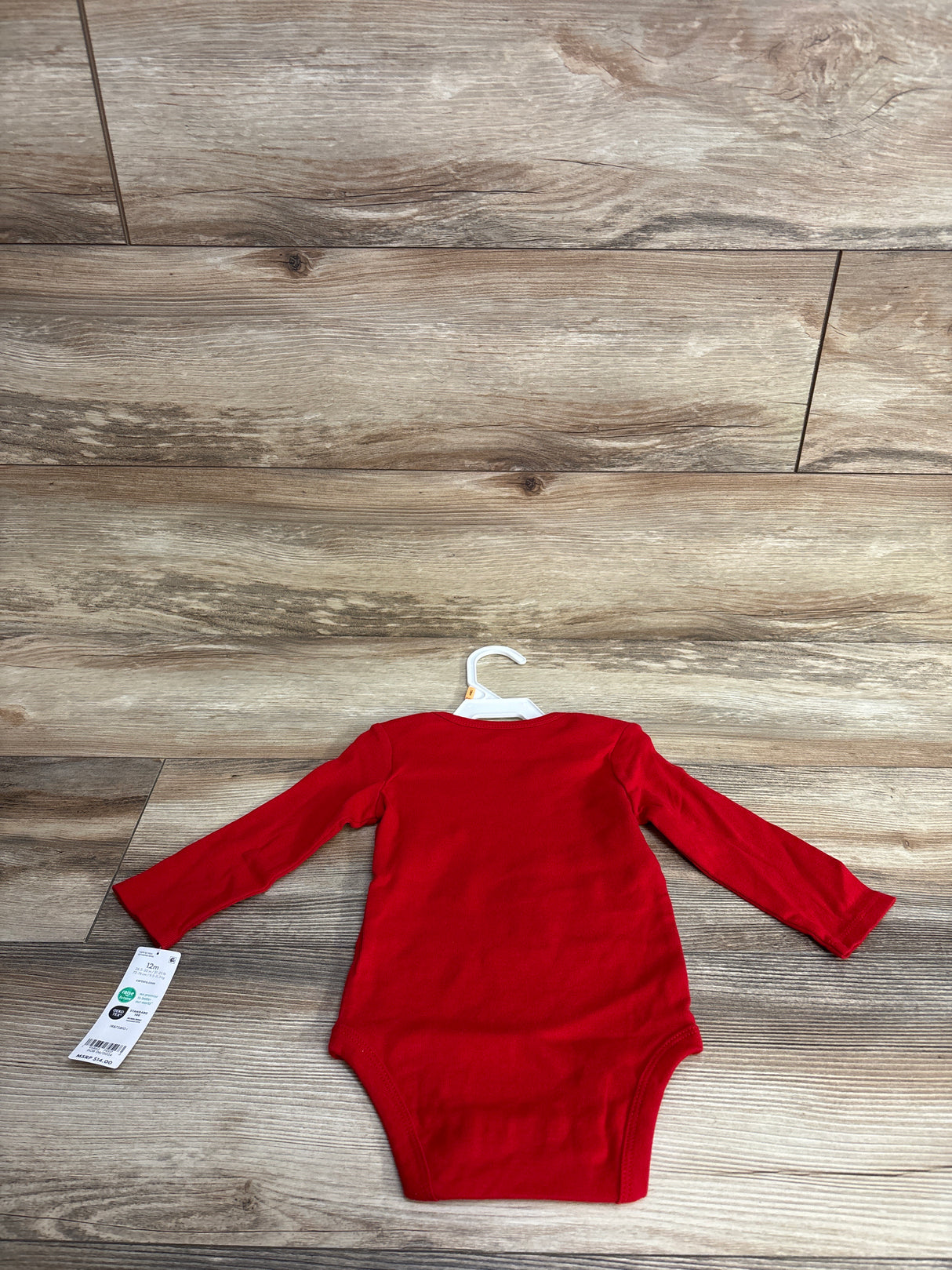 NEW Carter's My First Christmas Bodysuit Red sz 12m