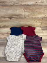 Puma 4pk Bodysuits Maroon sz 3-6m
