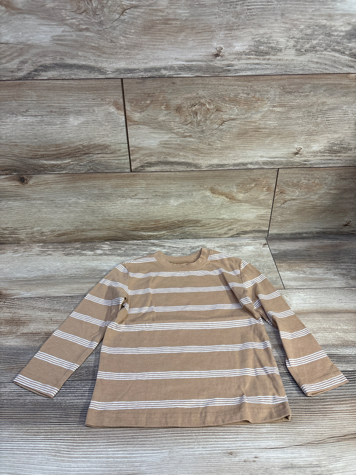 Jumping Beans Long Sleeve Shirt Tan sz 2T