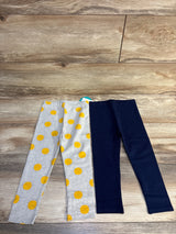 NEW Mighty Goods 2pk Sunshine Leggings Navy sz 2T