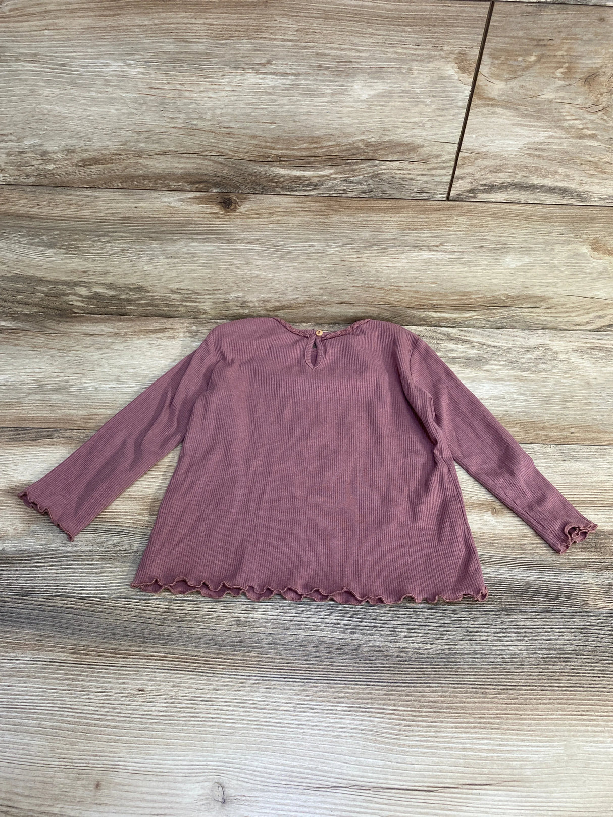 Zara Ribbed Long Sleeve Shirt sz 2-3T