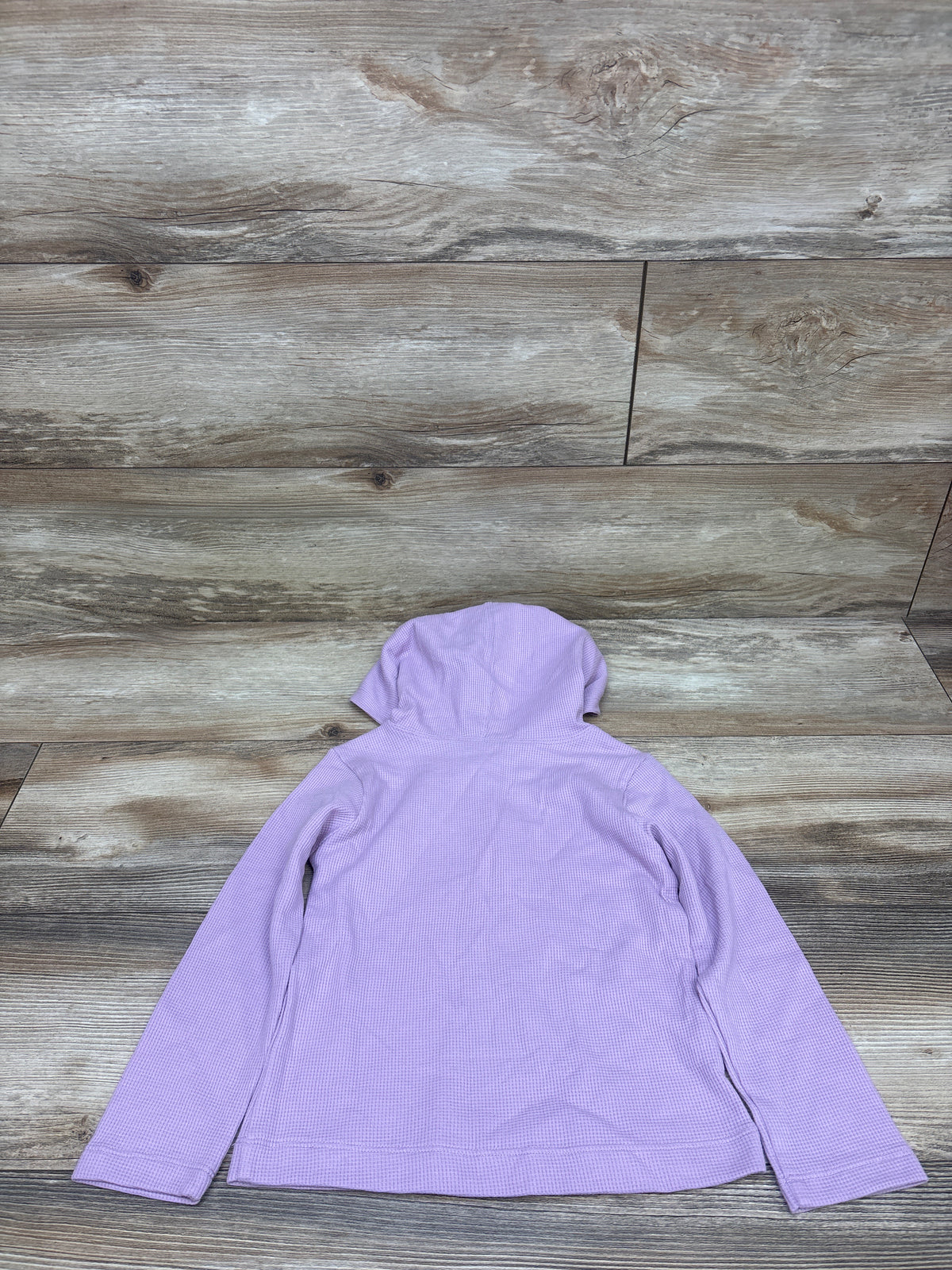 Pekkle Waffle Knit Embroidered Sweatshirt Purple sz 4T