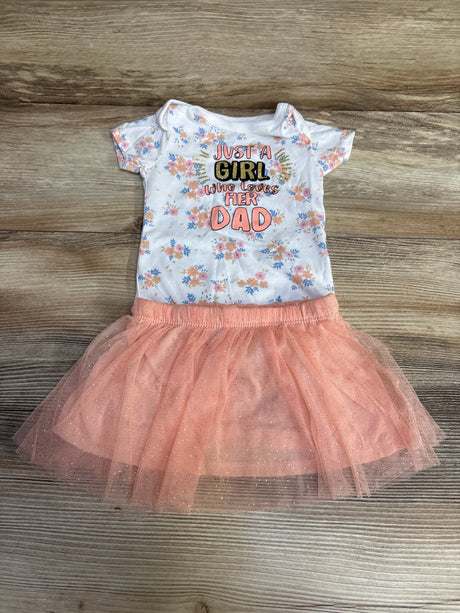 eplay 2pc Bodysuit & Tutu White sz 6-9m - Me n Mommy To Be