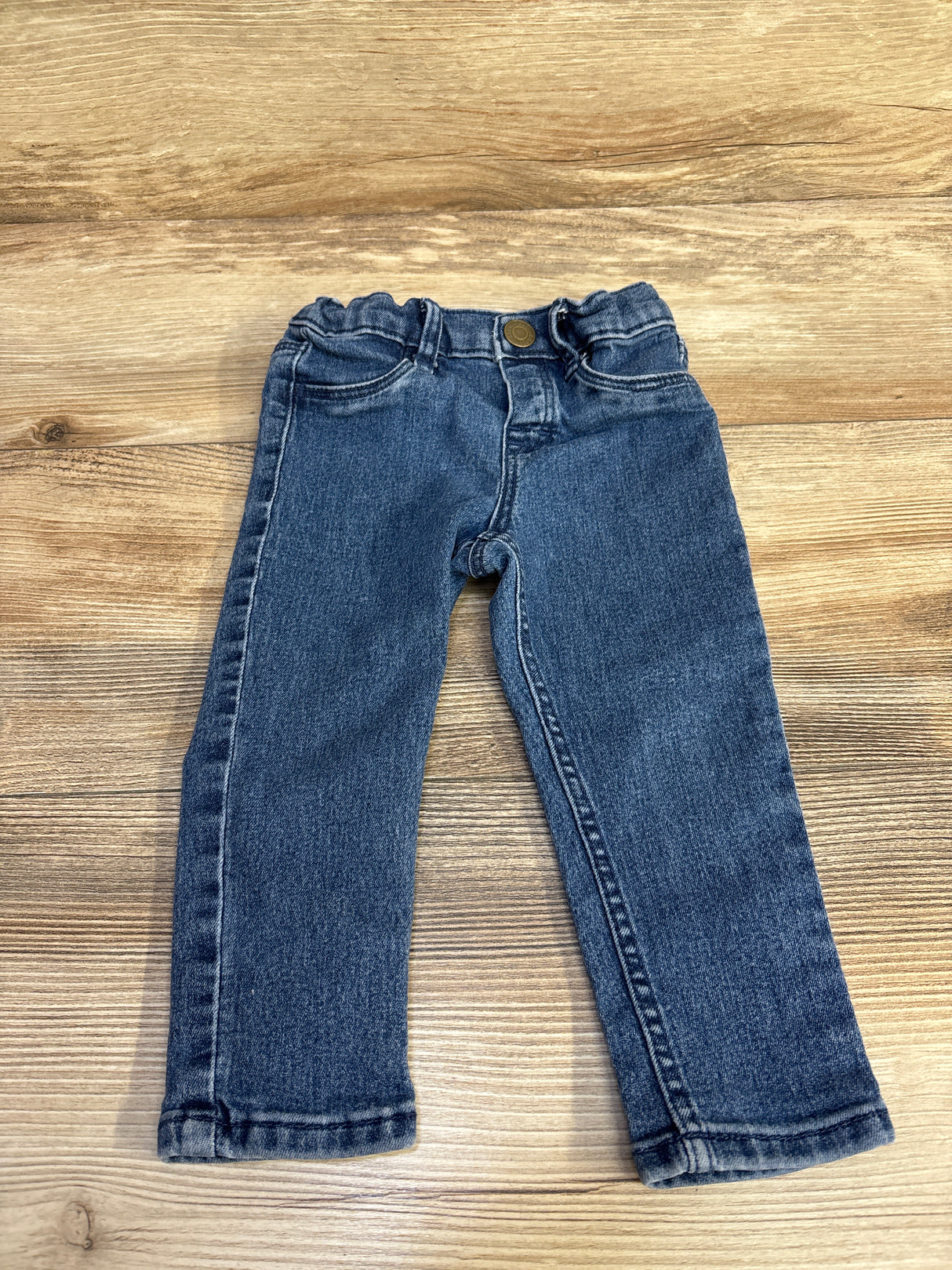 H&M Elastic Pull On Jeans Blue sz 12m