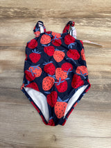NEW Just One You Strawberry Print Swimsuit Navy sz 5T - Me n Mommy To Be