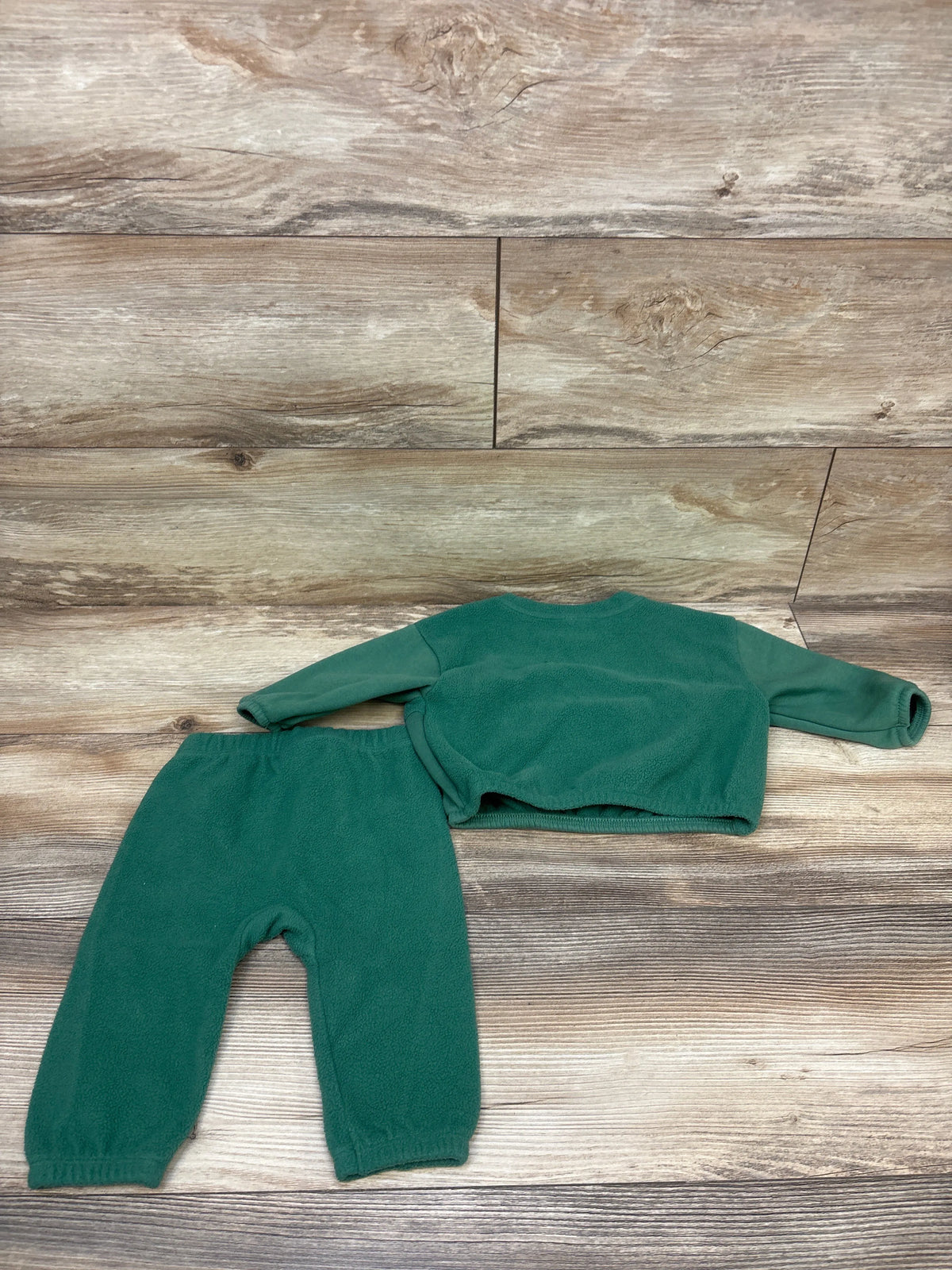 Cat & Jack 2pc Fleece Sweatshirt & Joggers Set Green sz 12m