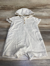 Carter's Hooded Henley Shortie Romper sz 9m