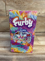 Furby Tie-Dye Plush Interactive Toy with Comb