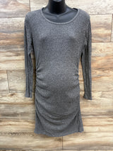 Smallshow Ribbed Bodycon Dress Grey sz Large