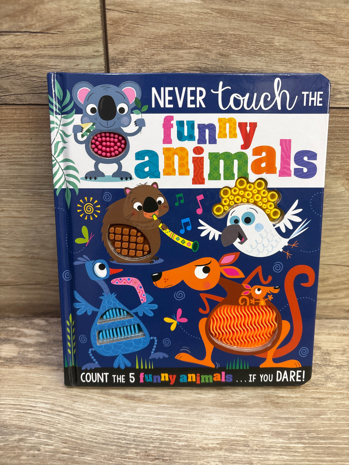 Never Touch the Funny Animals Board Book