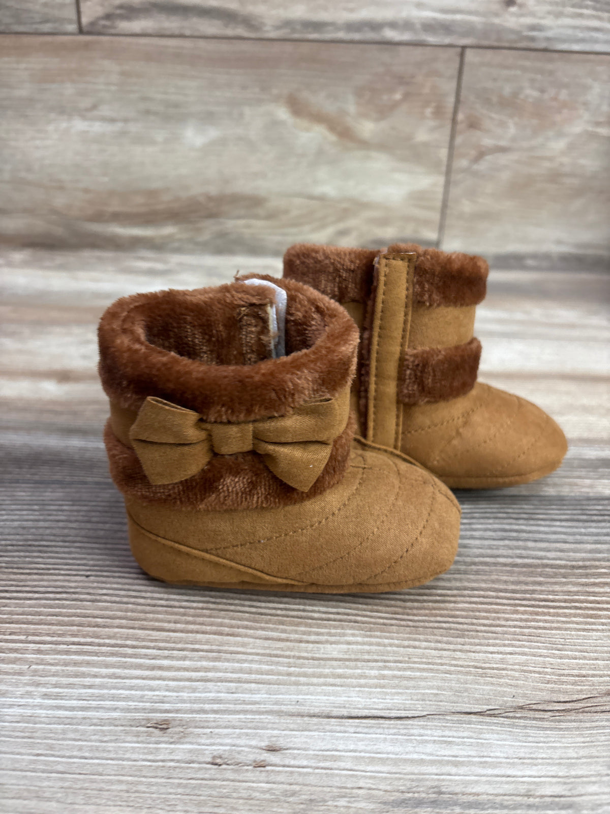 CRYBOKO Faux-Fur Soft Sole Boots Brown sz 4/5c