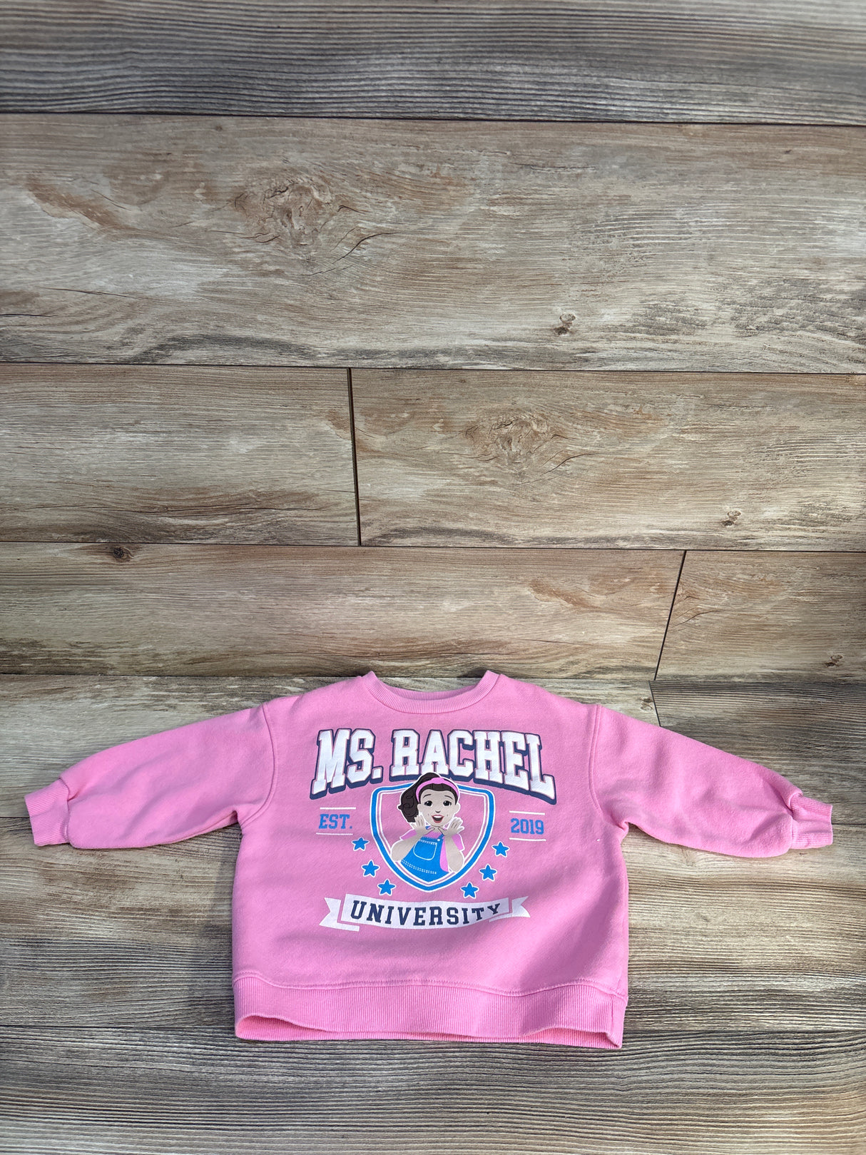 Ms Rachel University Sweatshirt Pink sz 2T