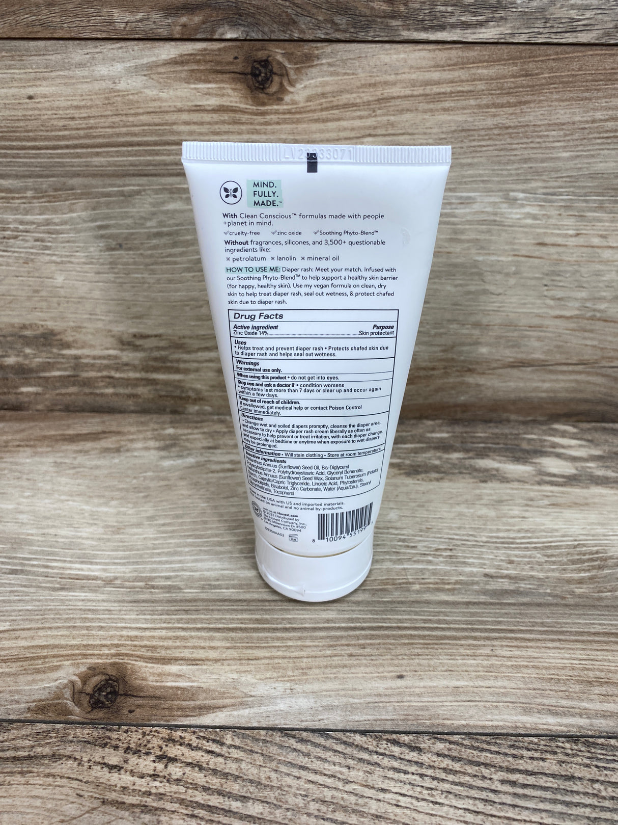 NEW The Honest Company Sensitive Everyday Diaper Rash Cream Fragrance Free