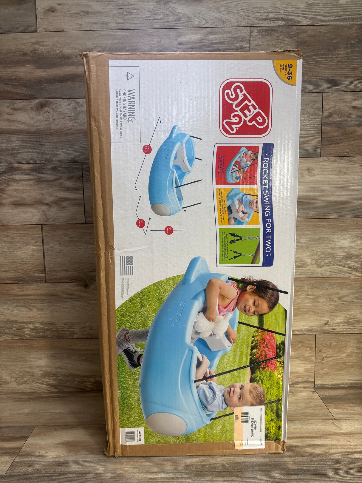 NEW Step2 Rocket Swing for Two - Blue
