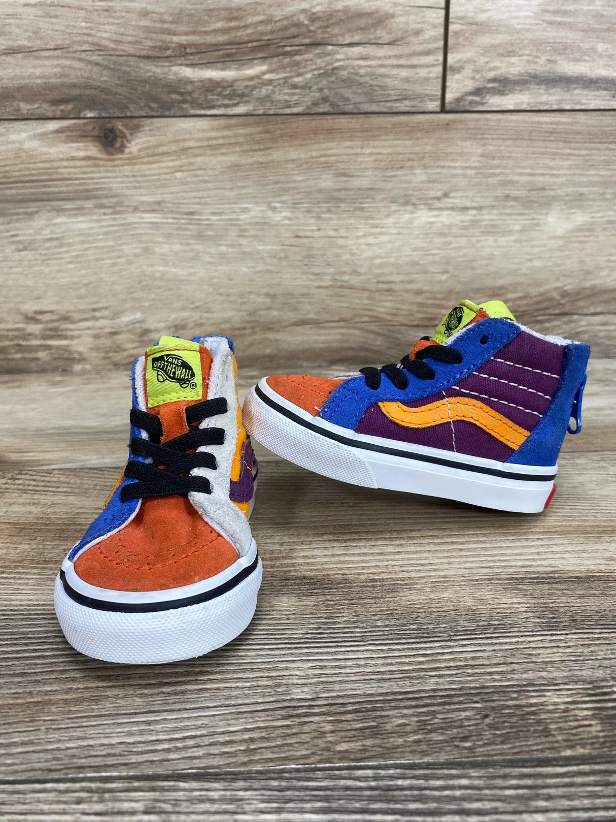 Vans Orange Sk8-Hi Sneakers sz 4c - Me 'n Mommy To Be