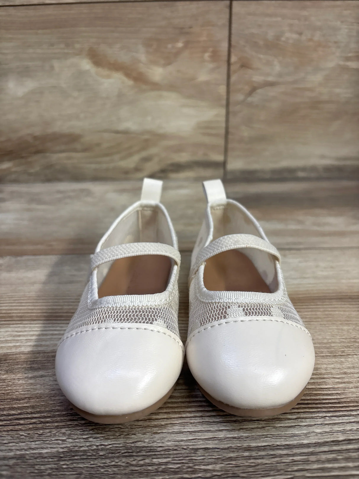 Old Navy Mesh Ballet Flats White sz 5c