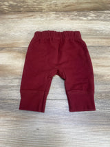 Cat & Jack Joggers Burgundy sz 0-3m