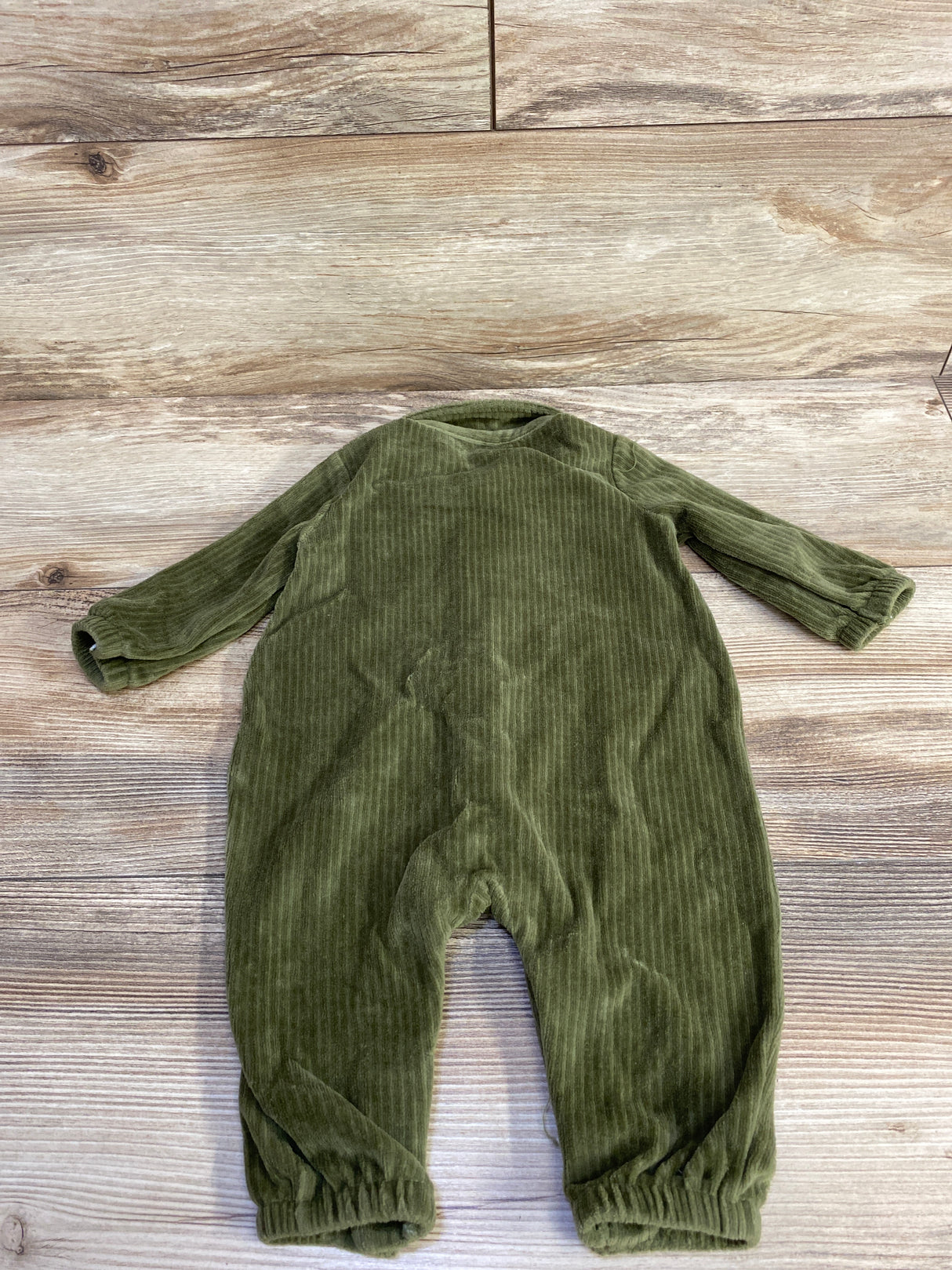 Cat & Jack Ribbed Coverall Green sz 0-3m