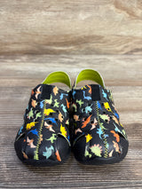 Wonder Nation Dinosaur Bump Toe Sandals Black sz 5c
