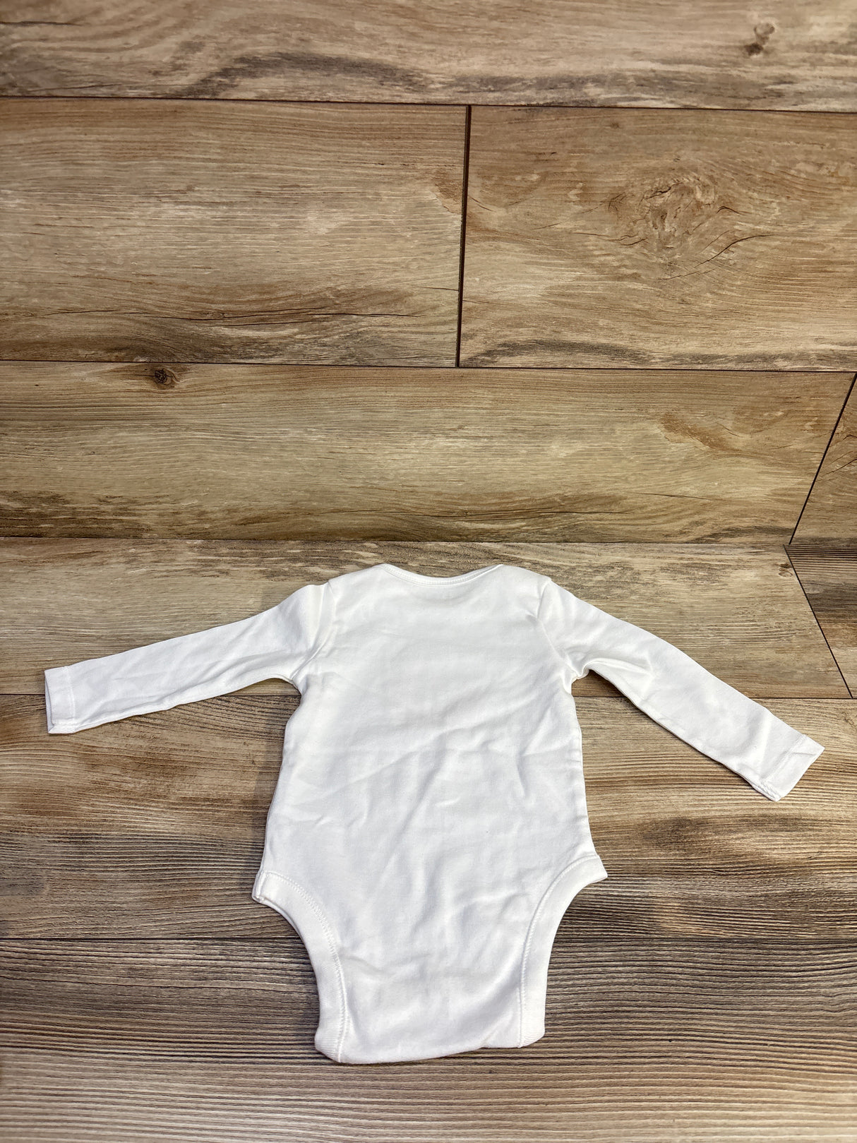 Old Navy My First Halloween Long Sleeve Bodysuit White sz 6-12m