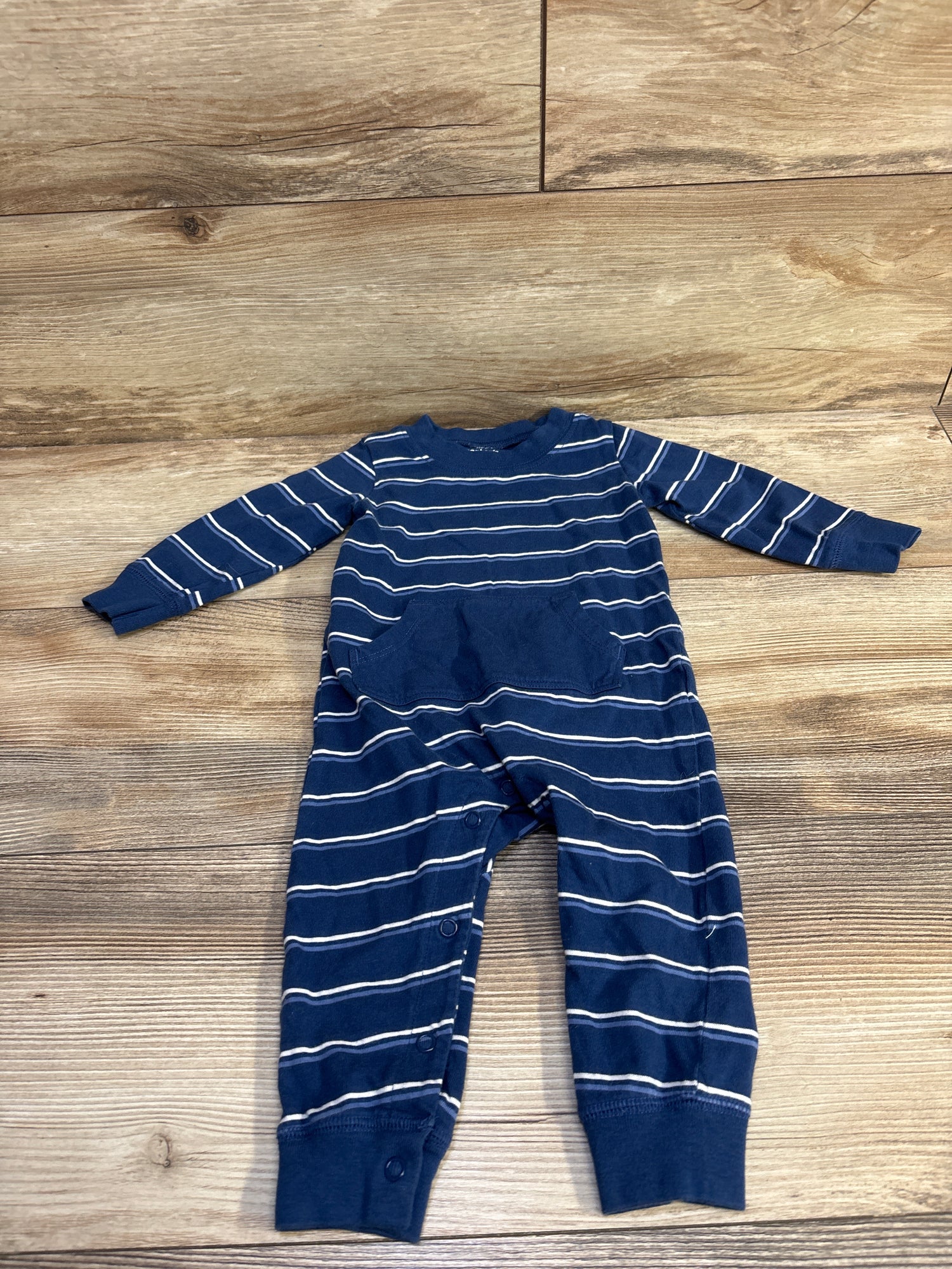 Just One You Striped Coverall Navy sz 9m
