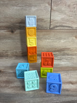 Gigglescape Silicone Stacking 10pc Blocks Set - Me n Mommy To Be