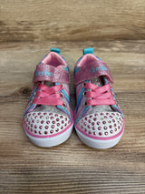 Skechers Twinkle Toes Light Up Shoes Pink sz 5c