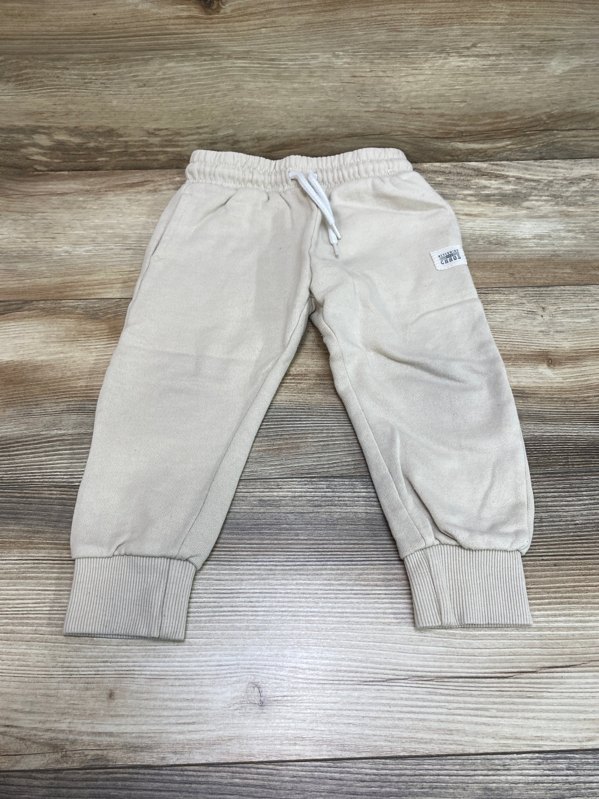 Cotton On Kids Drawstring Joggers Beige sz 3T