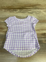 Cat & Jack Gingham Shirt Purple sz 18m - Me n Mommy To Be