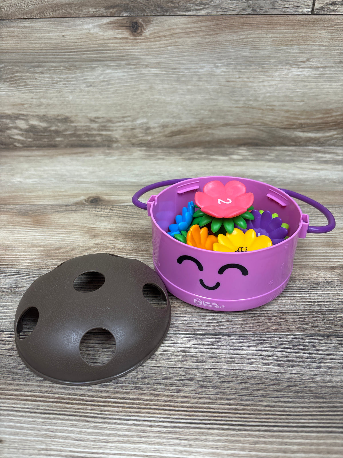 Learning Resources Poppy the Count & Stack Flower Pot