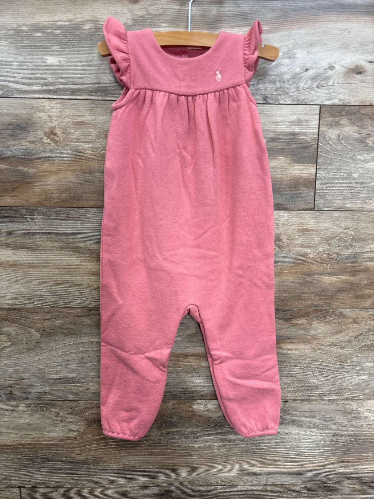 NEW Ralph Lauren Sleeveless Coverall Pink sz 18m