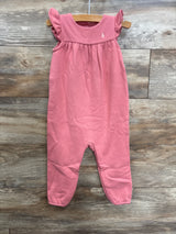 NEW Ralph Lauren Sleeveless Coverall Pink sz 18m