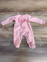 Child Of Mine Floral Little Sister Sleeper Pink sz Preemie