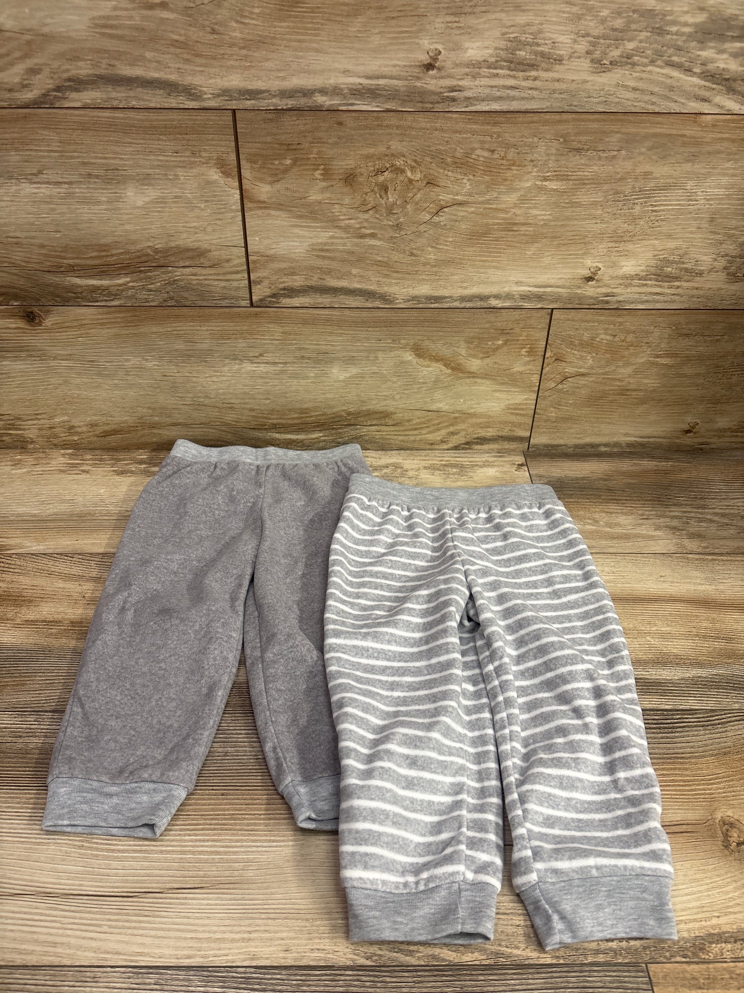 Simple Joys 2pk Fleece Joggers Grey sz 24m