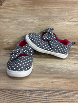 Wonder Nation Mary Jane Bow Chambray Sneakers sz 6c